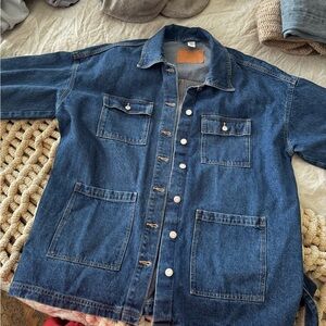 H&M Denim Wrap Jacket